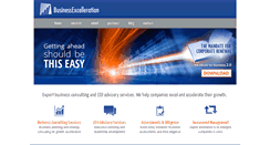 Desktop Screenshot of businessexcelleration.com